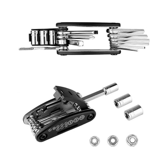 16-in-1 Multi-Purpose Key Spoke Wrench Repair Tool Kit