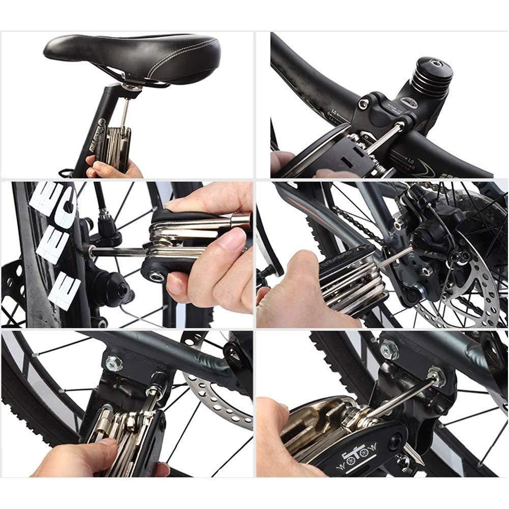 16-in-1 Multi-Purpose Key Spoke Wrench Repair Tool Kit