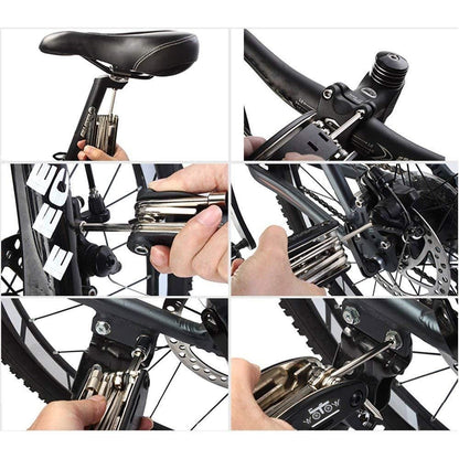 16-in-1 Multi-Purpose Key Spoke Wrench Repair Tool Kit