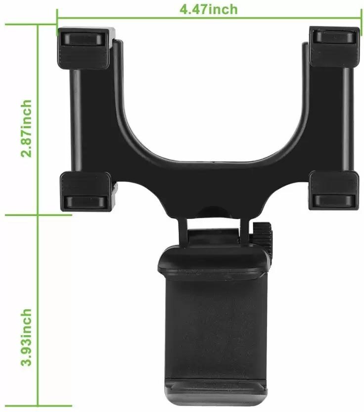 360° Rearview Mirror Car Phone Holder – Universal Mount for Cars & Trucks